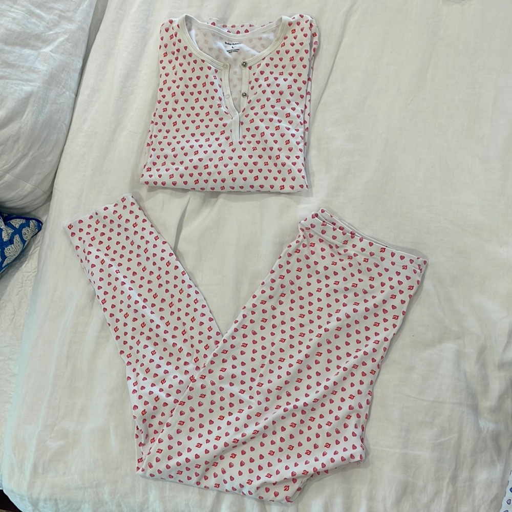 Roller Rabbit & Peloton Pink Hearts Pajamas